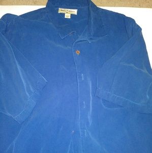 100% silk tommy bahama shirt